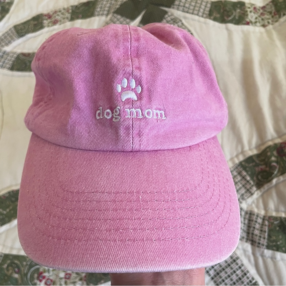 Olivia Moss Pink 'Dog Mom' Cap